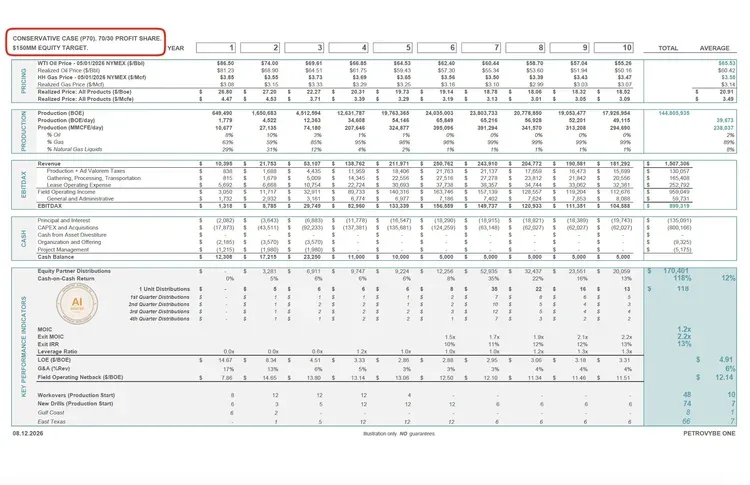 Pro forma P&L cover